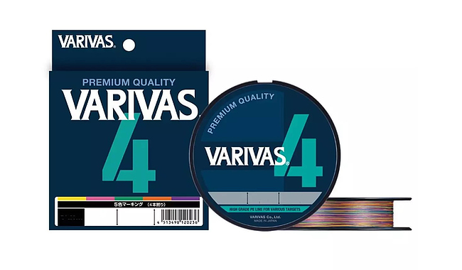 Шнур Varivas PE Line X4 200 м 0,165 мм 8,15 кг - фото 2