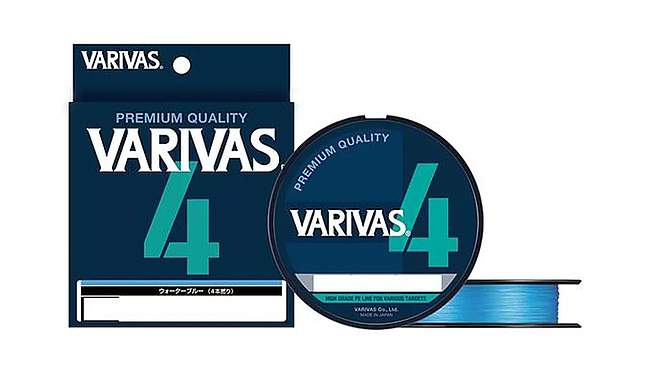 Шнур Varivas PE Line X4 200 м 0,148 мм 6,79 кг - фото 1