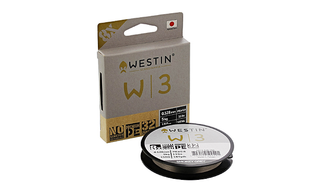 Шнур Westin W3 8 Braid 150 м 0,148 мм 6,1 кг - фото 1