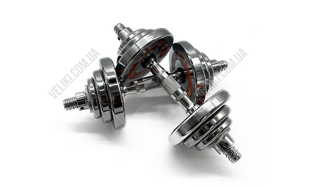 Гантелі Newt Home Chrom 2х10 кг - дополнительное фото 2