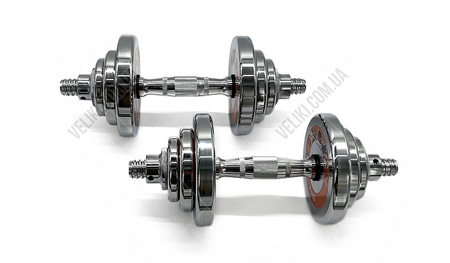 Гантелі Newt Home Chrom 2х10 кг - дополнительное фото 3