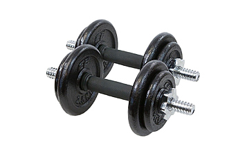 Гантелі Enero Fit 2х9,5 кг з валізою