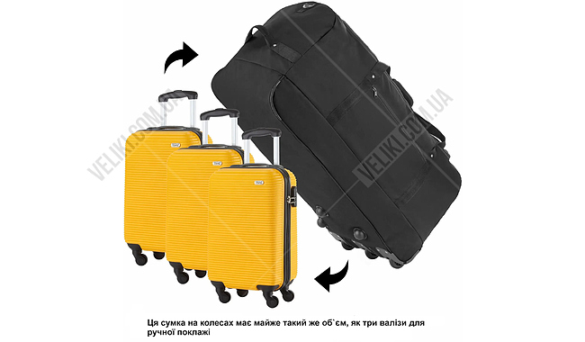 Сумка TravelZ Wheelbag 100 л - дополнительное фото 21