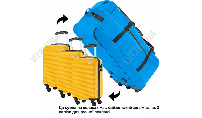 Сумка TravelZ Wheelbag 100 л - дополнительное фото 8