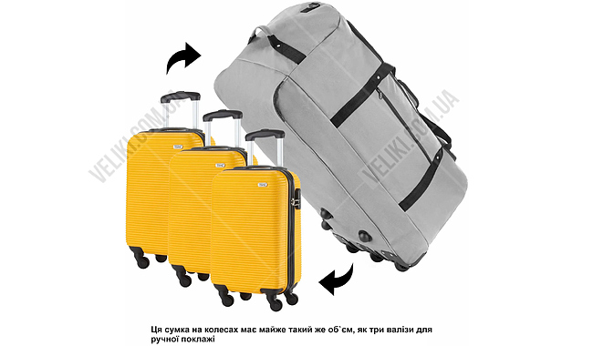Сумка TravelZ Wheelbag 100 л - дополнительное фото 15