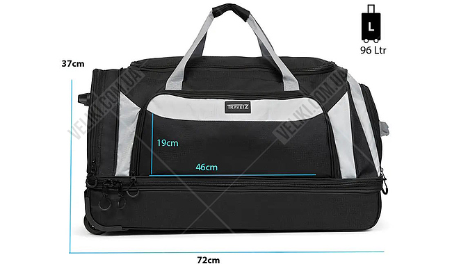 Сумка TravelZ Wheelbag Doubleloader 96 л - дополнительное фото 2