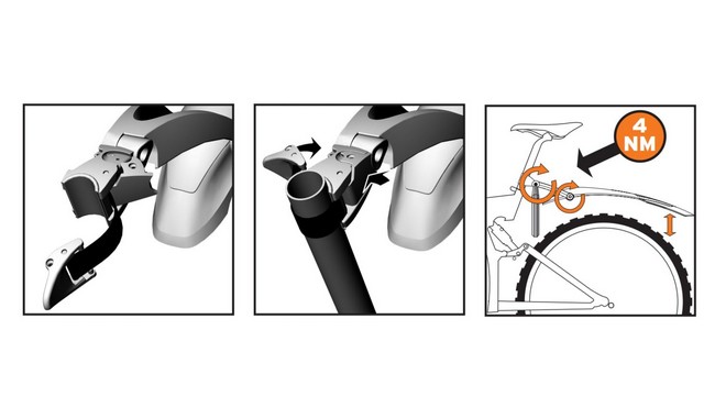 Крило заднє SKS X-Blade 26-27.5" - дополнительное фото 5