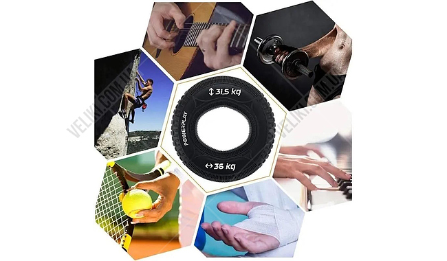 Еспандер кистьовий PowerPlay PP-4330 31,5-36 кг - дополнительное фото 4