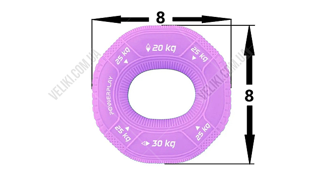 Еспандер кистьовий PowerPlay PP-4331 20-25-30 кг - дополнительное фото 3