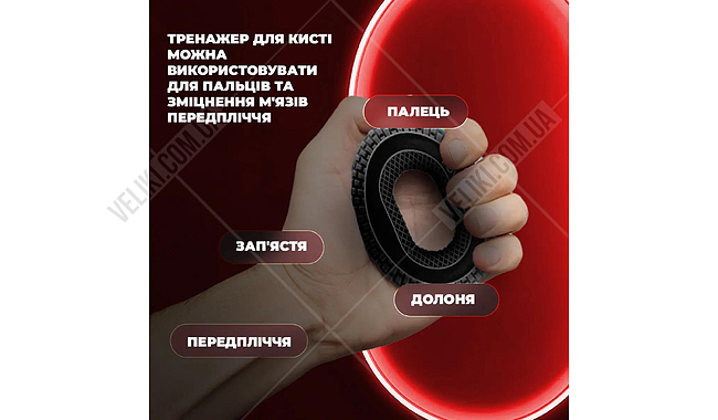 Эспандер кистевой PowerPlay PP-4333 30 кг - дополнительное фото 3