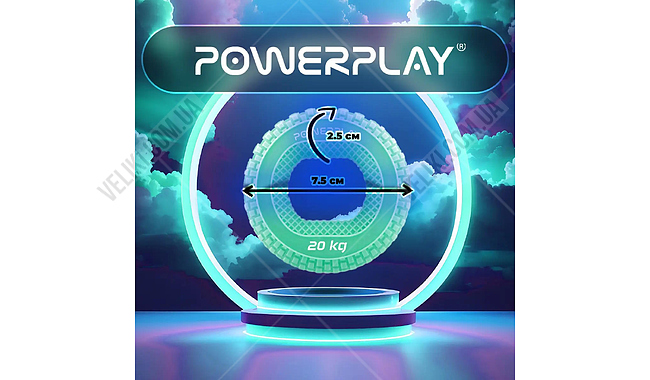 Еспандер кистьовий PowerPlay PP-4333 20 кг - дополнительное фото 5