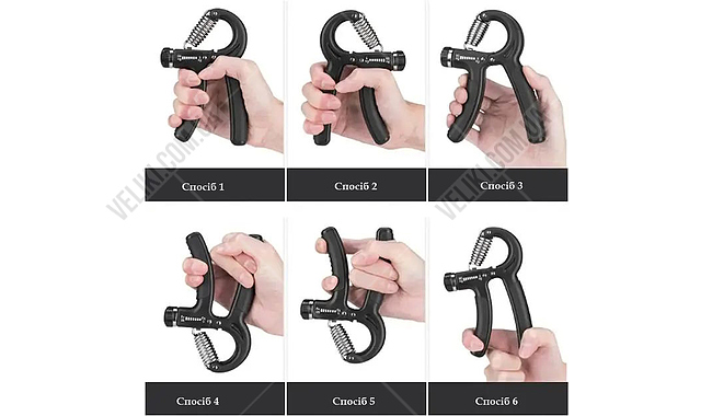 Еспандер кистьовий PowerPlay PP-4323 10-40 кг - дополнительное фото 8