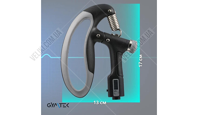 Еспандер кистьовий Gymtek G-67162 10-100 кг - дополнительное фото 6