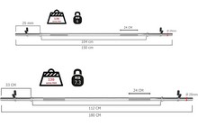 Гриф Toorx BCF 150 см (25 мм) - дополнительное фото 1