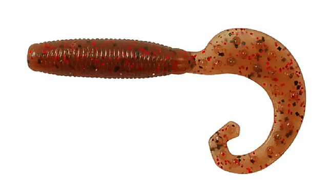 Твистер Reins FAT G-Tail Grub 4" 10 шт - фото 1