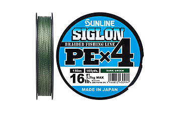Шнур Sunline Siglon PE x4 300 м 0,242 мм 15,5 кг