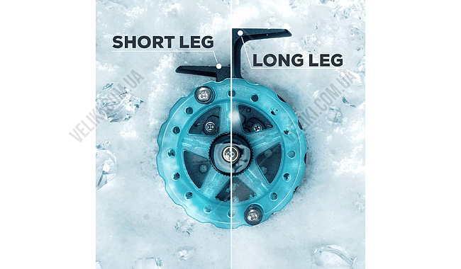 Зимняя катушка Golden Catch N-Ice Crystal 75L Long Leg - дополнительное фото 3