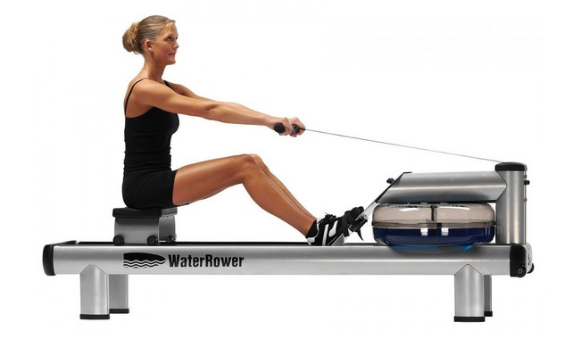 Веслувальний тренажер WaterRower M1 HiRise S4 Aluminum - дополнительное фото 1