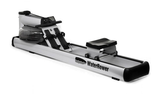 Гребной тренажер WaterRower M1 LoRise S4 Aluminum - фото 1