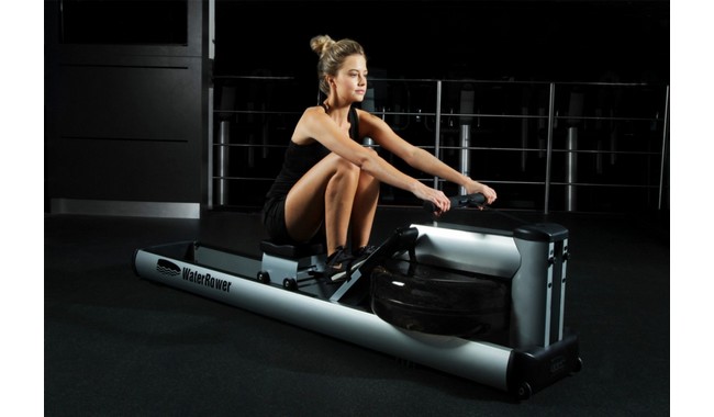 Гребной тренажер WaterRower M1 LoRise S4 Aluminum - дополнительное фото 1