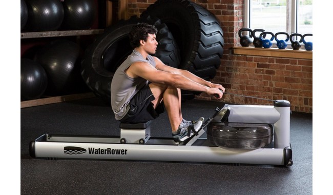 Гребной тренажер WaterRower M1 LoRise S4 Aluminum - дополнительное фото 13