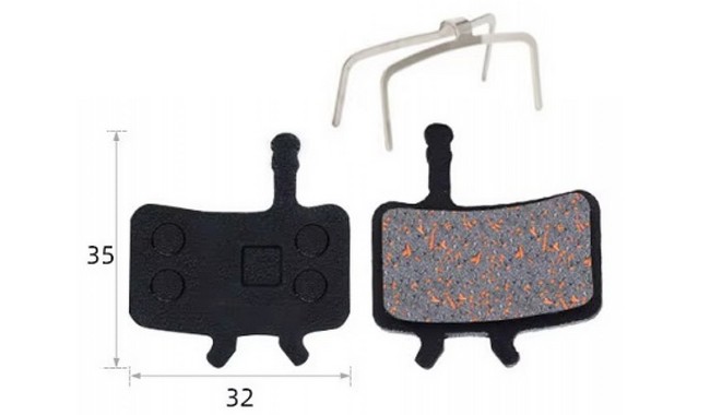 Гальмівні колодки DN TP-02A - дополнительное фото 1