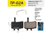 Тормозные колодки Toopre TP-02A (2 пары) - дополнительное фото 2