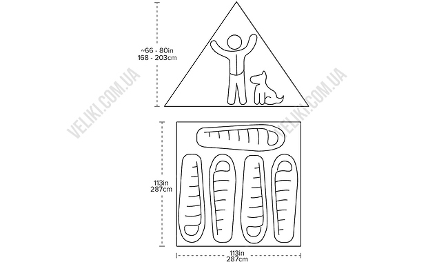Тент Big Agnes Gold Camp 5 Tarp - дополнительное фото 1