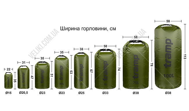 Гермомішок Tramp UTRA-209 70 л - дополнительное фото 2