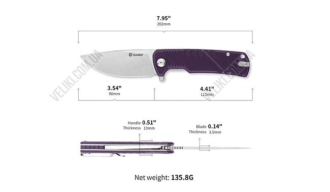 Нож Ganzo G769 - дополнительное фото 13
