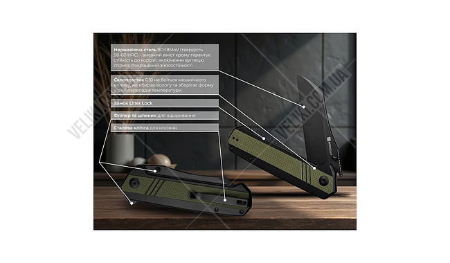 Ніж Sencut Draxor - дополнительное фото 12