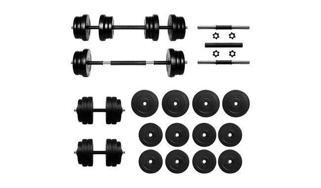 Гантели с функцией штанги RN-Sport 2в1 на 42 кг - фото 1
