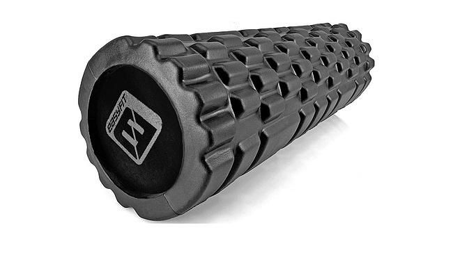 Массажный ролик EasyFit Solid Grid Mini 30 см - фото 2