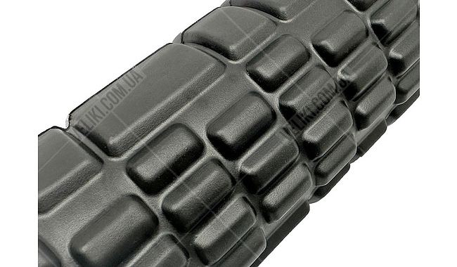 Масажний ролик EasyFit Solid Grid Mini 30 см - дополнительное фото 4