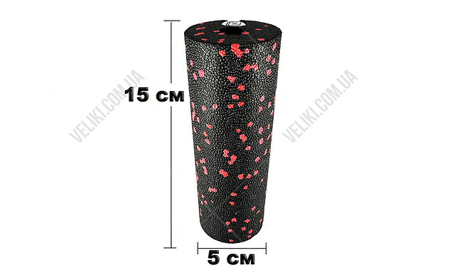 Масажний ролик EasyFit EPP 15 см - дополнительное фото 5