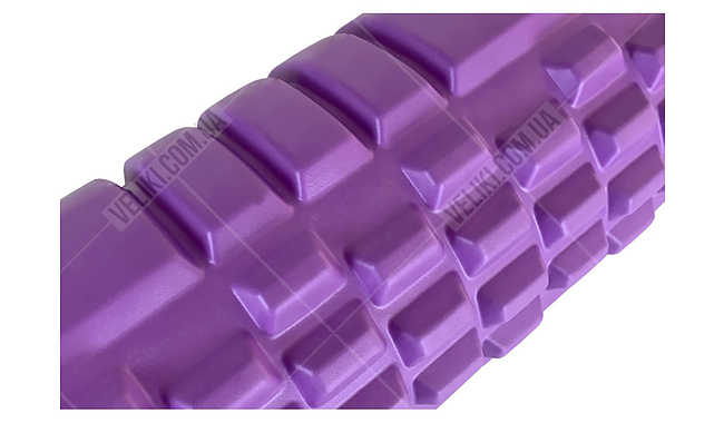 Масажний ролик EasyFit Grid v.1.1 2020a 33 см - дополнительное фото 3