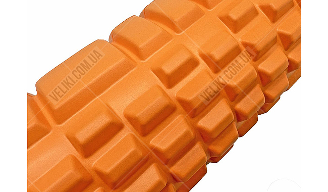 Масажний ролик EasyFit Grid v.1.1 2020 33 см - дополнительное фото 2