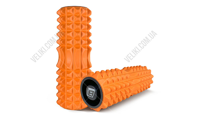 Масажний ролик EasyFit Grid v.1.2 33 см - дополнительное фото 20