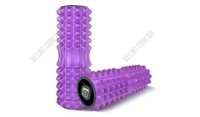 Масажний ролик EasyFit Grid v.1.2 33 см - дополнительное фото 11