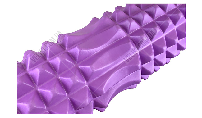 Масажний ролик EasyFit Grid v.1.2 33 см - дополнительное фото 12