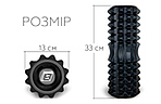 Масажний ролик EasyFit Grid v.1.2 33 см - дополнительное фото 7