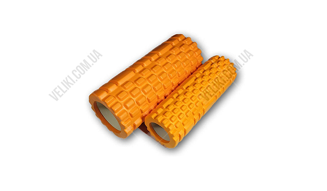 Массажный ролик EasyFit Grid Double 33 см - дополнительное фото 5