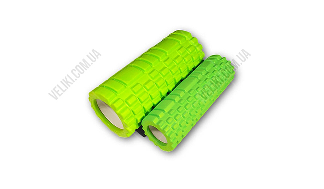 Массажный ролик EasyFit Grid Double 33 см - дополнительное фото 4