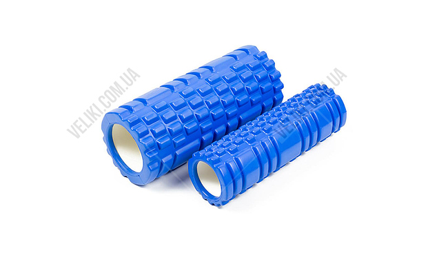 Массажный ролик EasyFit Grid Double 33 см - дополнительное фото 3