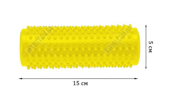 Масажний ролик EasyFit Spindle 15 см - дополнительное фото 3