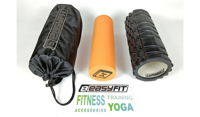 Масажний ролик EasyFit PRO Active 33 см - дополнительное фото 4