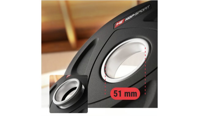 Диск олімпійський Hop-Sport 25 кг - дополнительное фото 2