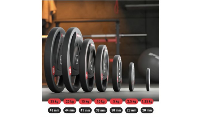 Диск олімпійський Hop-Sport 25 кг - дополнительное фото 5