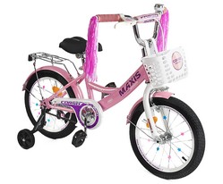 Велосипед Corso Maxis 18" с корзинкой