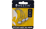 Джиг-головка Westin Offset Ned Jig Head #1/0 3,5 г 3 шт - дополнительное фото 1